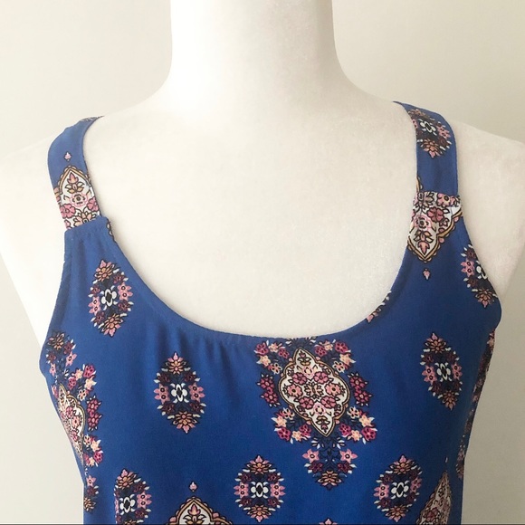 4/$20 🌴 Pink Rose | Printed Bar Back Shift Dress - Picture 2 of 12